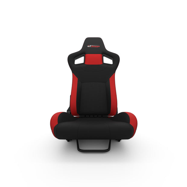 RS6 Red Leather Racing Seat low front angle