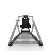 Apex Rear Seat Frame with XL RS Racing Seat Mounted to an Apex Wheel Stand Front View