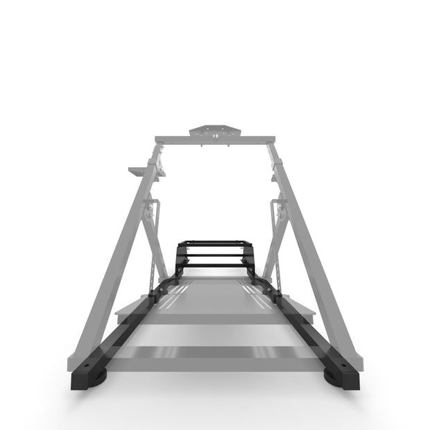 Apex Rear Seat Frame Mounted to an Apex Wheel Stand Front View