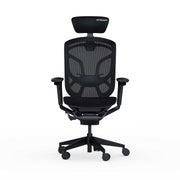 All black Xayo ergonomic office chair front 