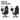 PRO Series Gen 2 XL jet-black fabric gaming chair texture detail