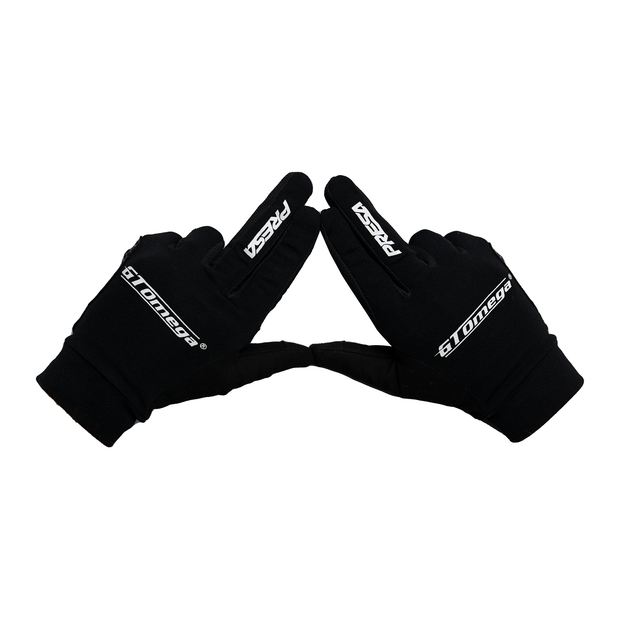 PRESA Sim Racing Gloves forming triangle with fingers
