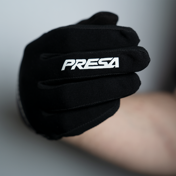 PRESA Sim Racing Gloves finger presa branding