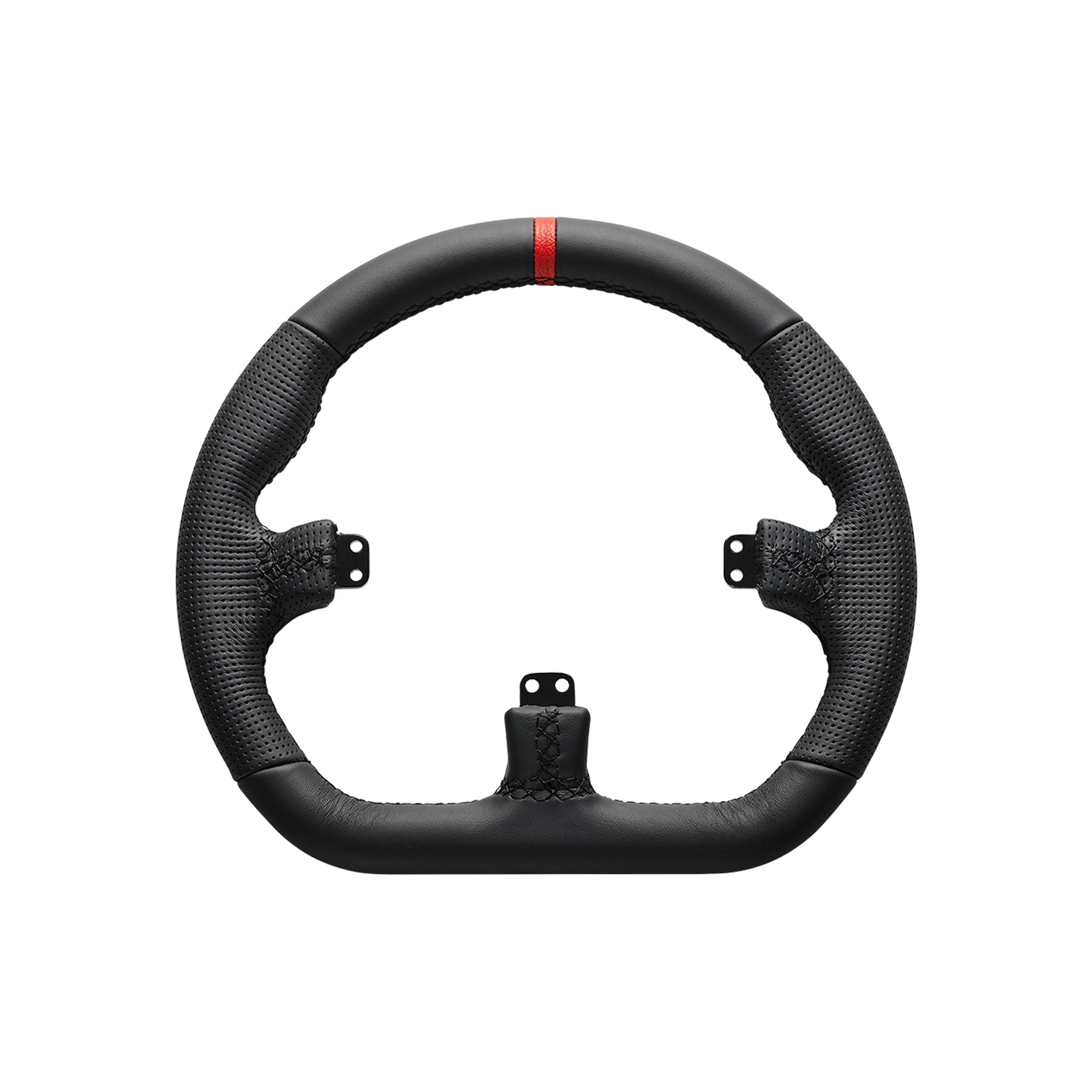 Gt Rim Sim Asetek Simsports | Closed D Black Leather Rim for Sim Racing | GT Omega ...