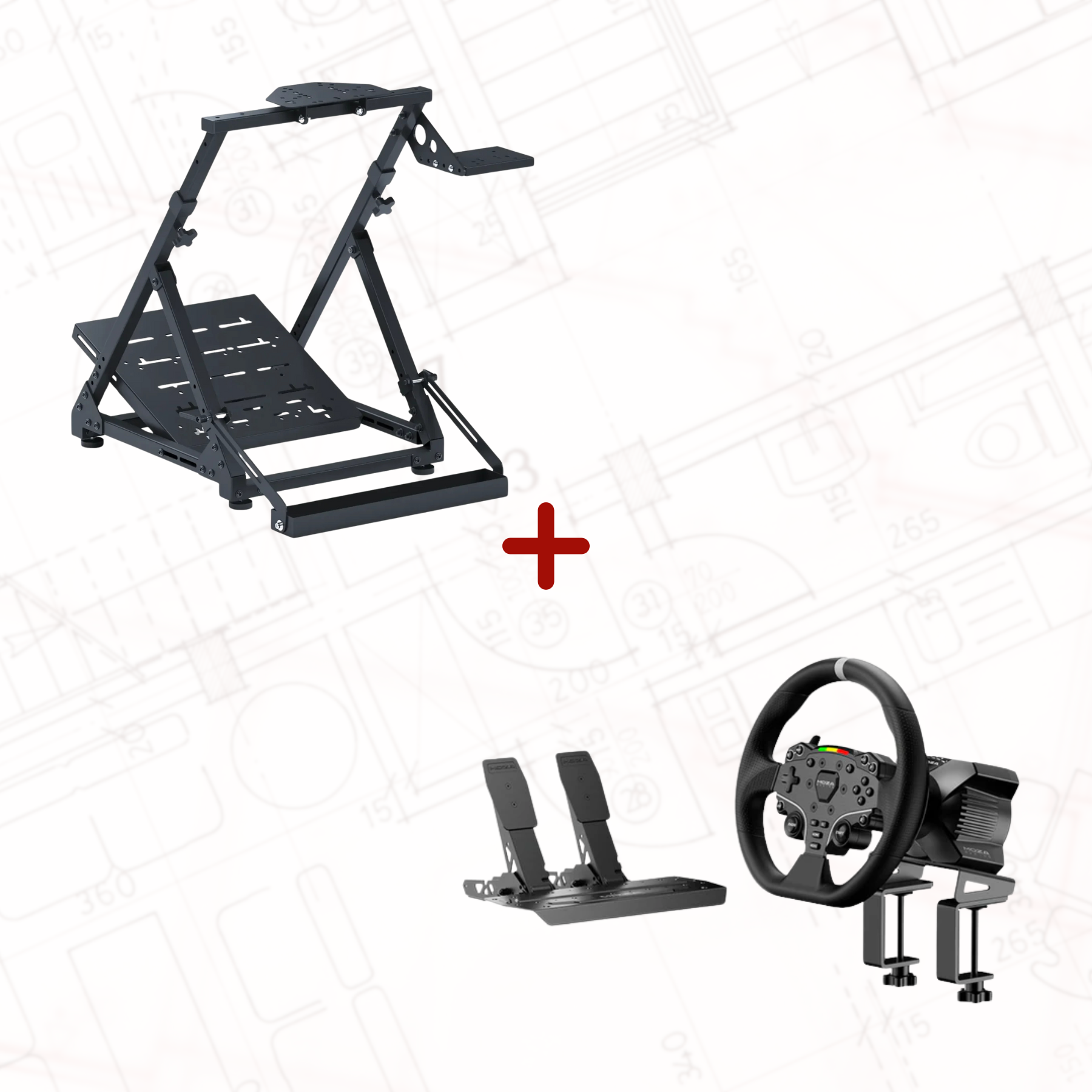 DD-X x MOZA R3 Compact Bundle