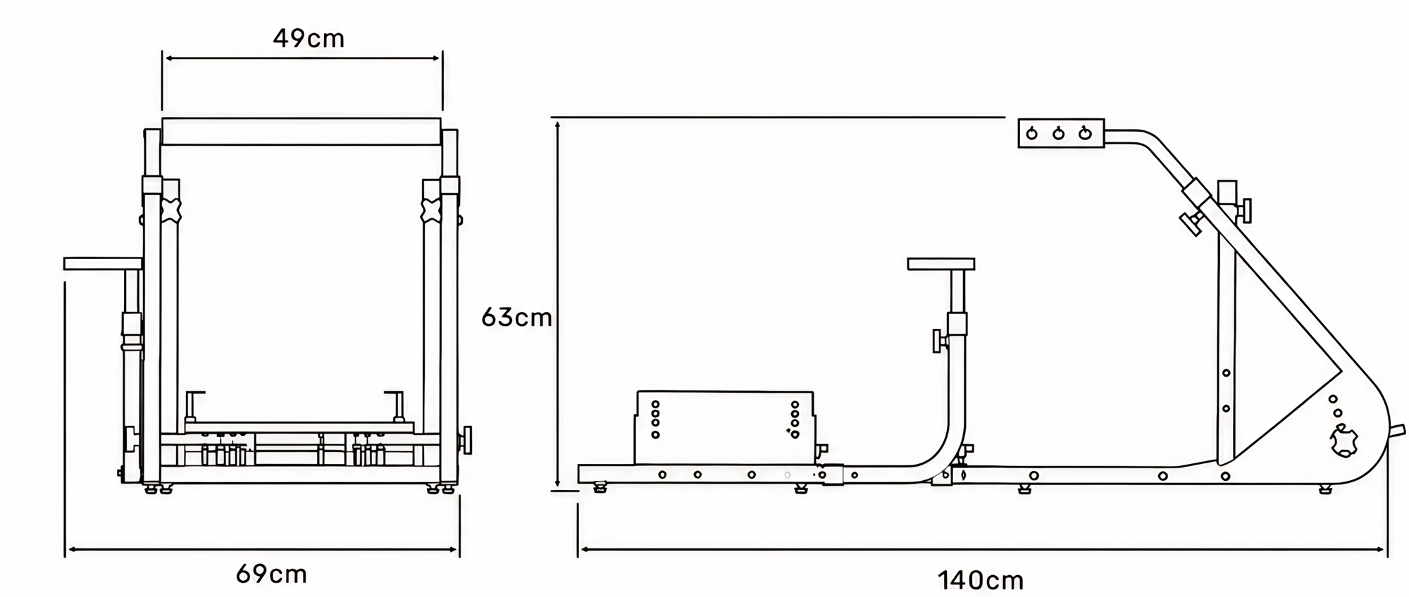 ART Cockpit dimensions