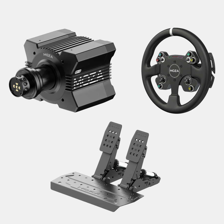 MOZA R9 V3 CS V2P Sim Racing Bundle | SRP2