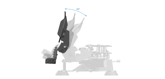 Fully Adjustable Pedal Ergonomics