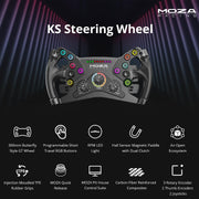 MOZA RACING KS Steering Wheel information sheet