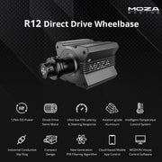 MOZA RACING R12 Wheel Base information sheet