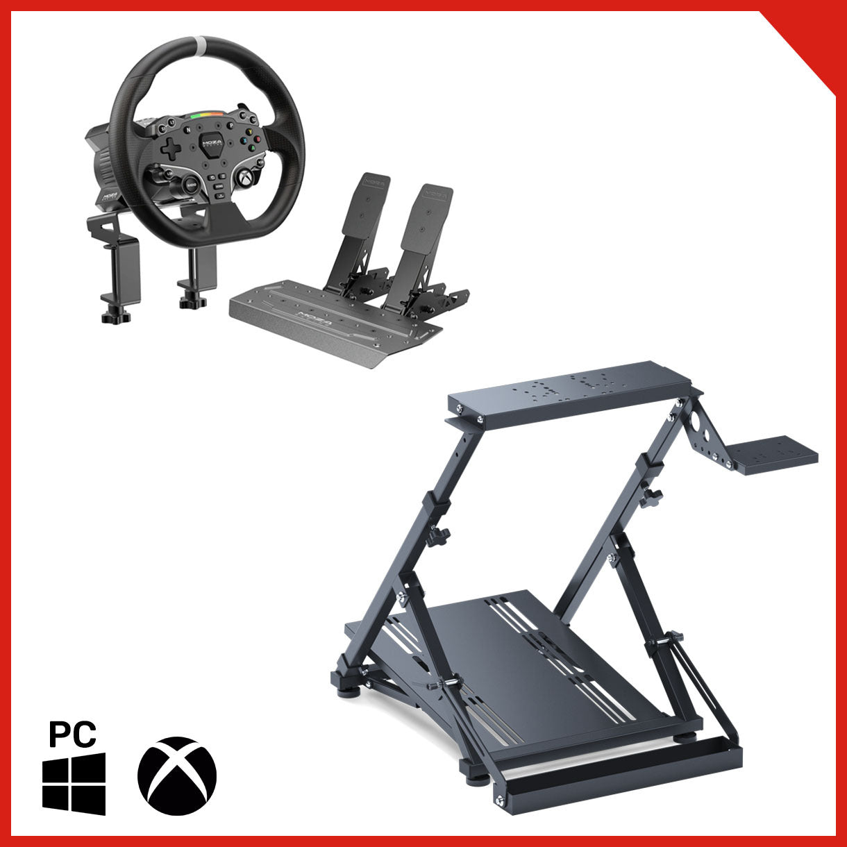 Pro Wheel stand x Moza R3 Bundle Xbox & PC