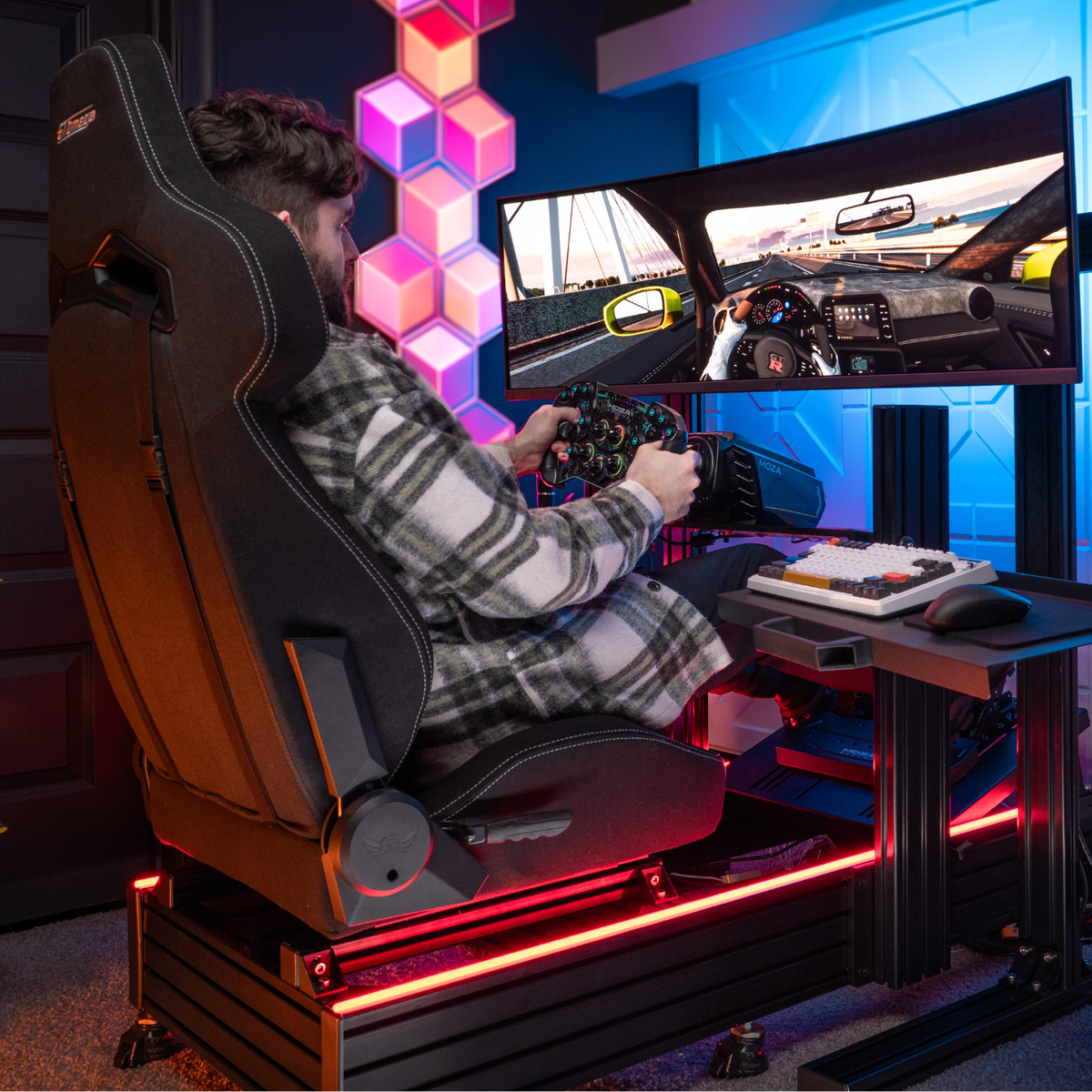 Sim Racing Cockpits | Adjustable Racing Rigs and Setups | GT Omega – GT ...