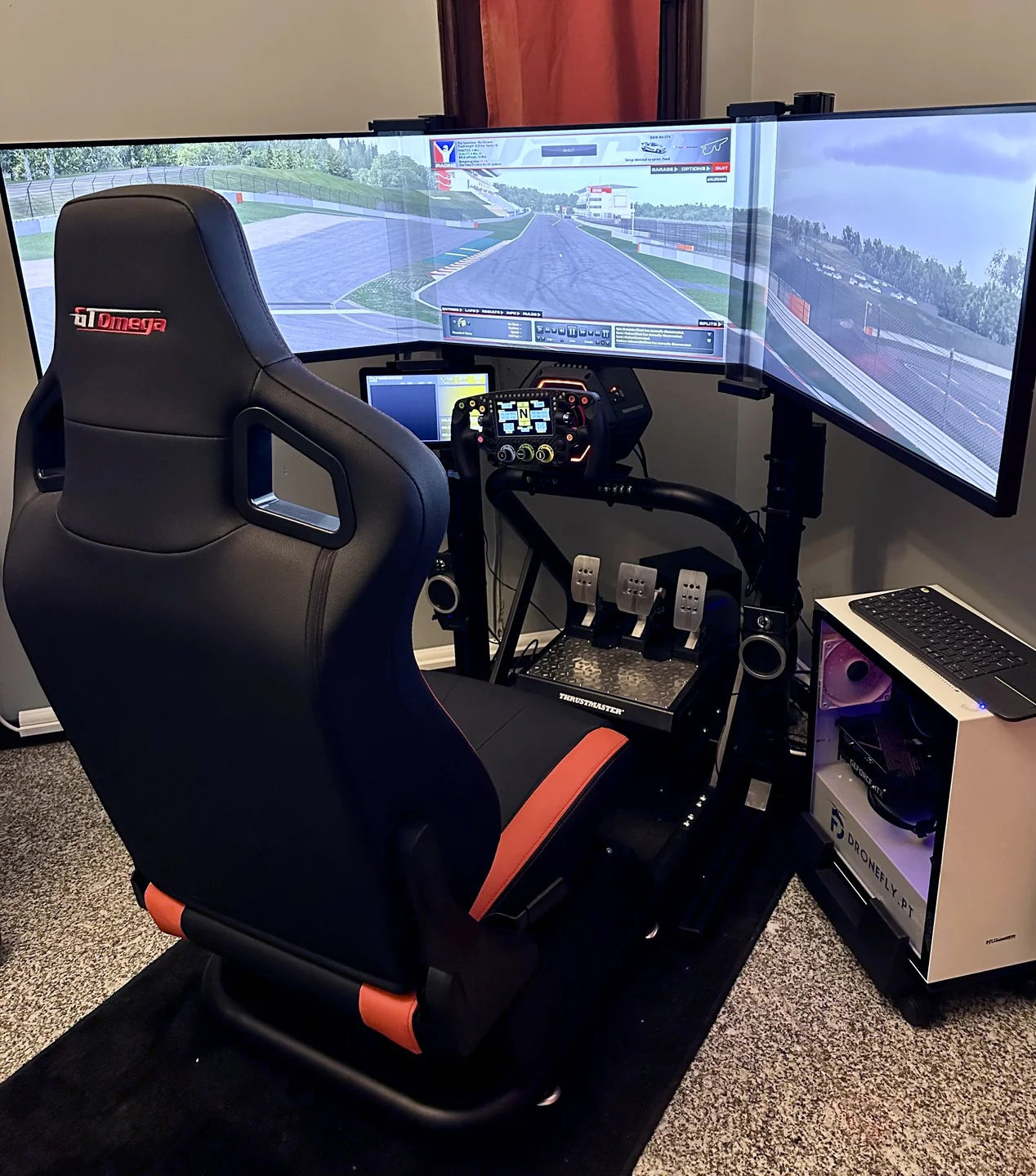 Gtp Cockpit Sim Rig TITAN Cockpit | Steel Tube Sim Racing Cockpit | GT Omega – GT Omega UK