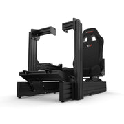 GT Omega Prime Cockpit with fanatec dd mount and XL RS front angle view