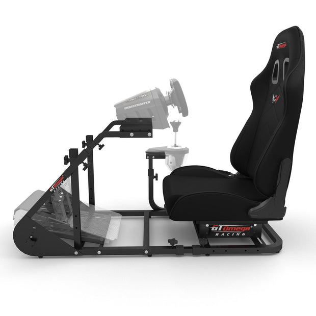 ART Simulator Cockpit with XL RS Racing Seat left side view