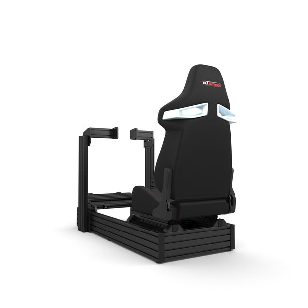 GT Omega Prime Cockpit with fanatec dd mount and RS9 rear angle view