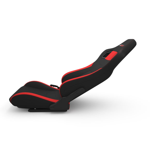 RS6 Red Leather Racing Seat reclined