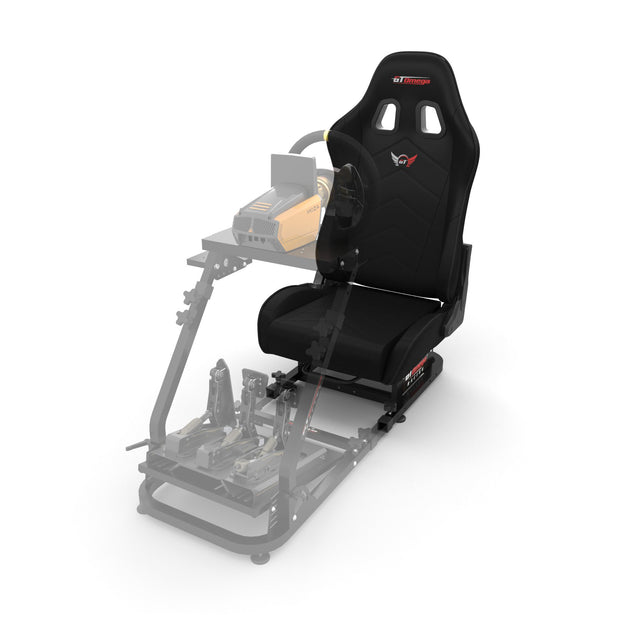 CLASSIC Rear Seat Frame connected to classic wheel stand with XL RS front angle view