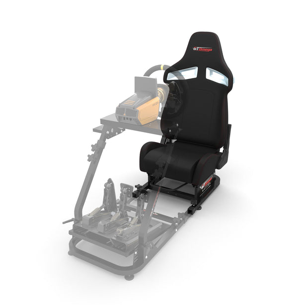 CLASSIC Rear Seat Frame connected to classic wheel stand with RS9 front angle view