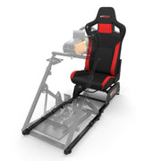 Apex Rear Seat Frame with RS6 Racing Seat Mounted to an Apex Wheel Stand Front Angle View