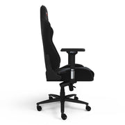 Black Fabric Pro XL gaming chair side