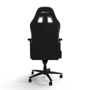 Black Fabric Pro XL gaming chair rear