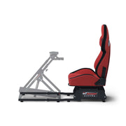 Apex Rear Seat Frame with Red RS12 Racing Seat Mounted to an Apex Wheel Stand Side View