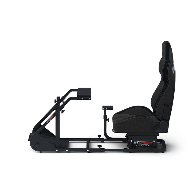 ART Simulator Cockpit with Black RS12 Racing Seat left side view