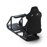 ART Simulator Cockpit with Black RS12 Racing Seat rear angle