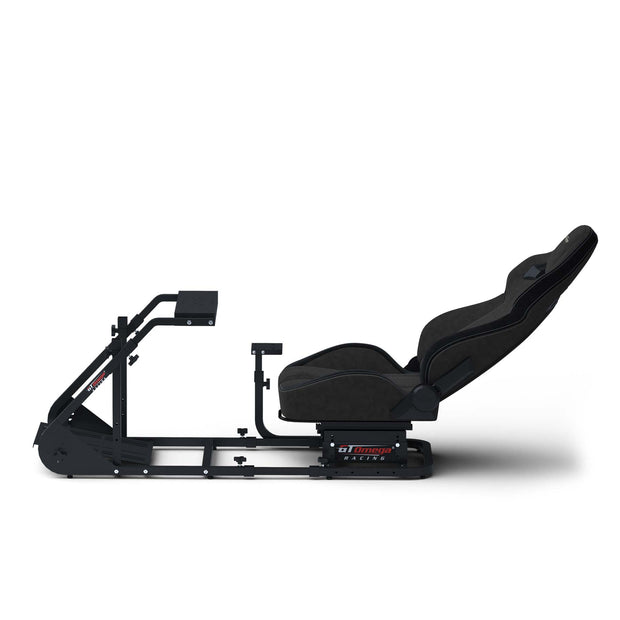ART Simulator Cockpit with Black RS12 Racing Seat reclined