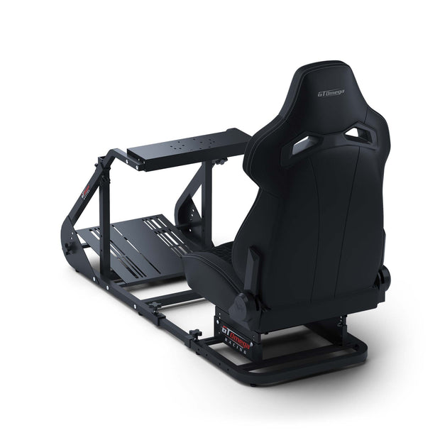 ART Simulator Cockpit with Carbon RS12 Racing Seat rear angle view