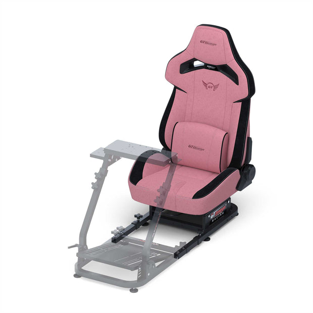 CLASSIC Rear Seat Frame connected to classic wheel stand with Pink RS12 front angle view