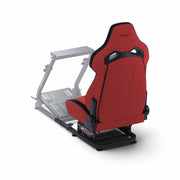 CLASSIC Rear Seat Frame connected to classic wheel stand with Red RS12 rear angle view
