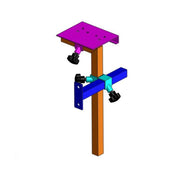 PRO Simulator Gearshifter Mount parts connected