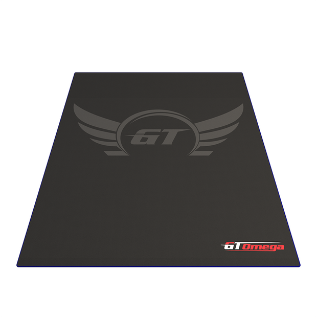 Blue trim Floor Pad For Gaming and office chairs