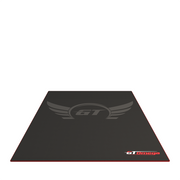 Red trim Floor Pad For Gaming and office chairs