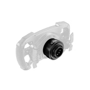 MOZA Racing Quick Release Adapter attached to wheel rear view