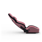 Pink Fabric RS12 Racing Seat reclined