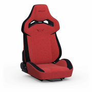 Red Fabric RS12 Racing Seat front angle