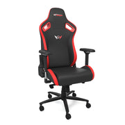 Red Leather SPORT Series Gaming Chair front angle