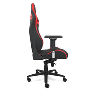 Red Leather SPORT Series Gaming Chair side