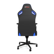 Blue Leather SPORT Series Gaming Chair rear