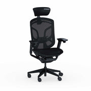 All black Xayo ergonomic office chair front right angle