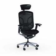 black Xayo ergonomic office chair front right angle