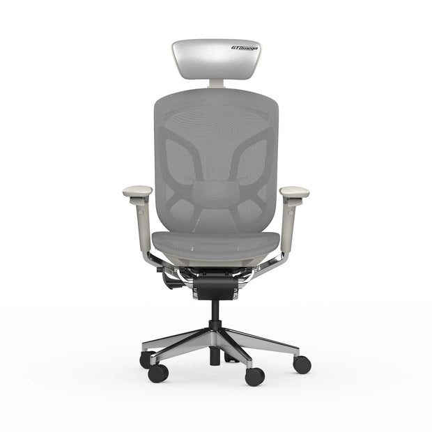 Cream Xayo ergonomic office chair front