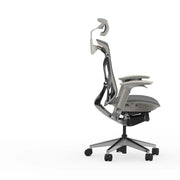 Cream Xayo ergonomic office chair right side