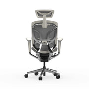 Cream Xayo ergonomic office chair rear