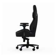 Black Fabric Zephyr gaming chair left side