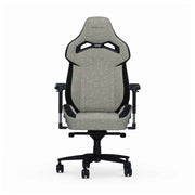 Grey Fabric Zephyr gaming chair front
