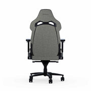Grey Fabric Zephyr gaming chair rear